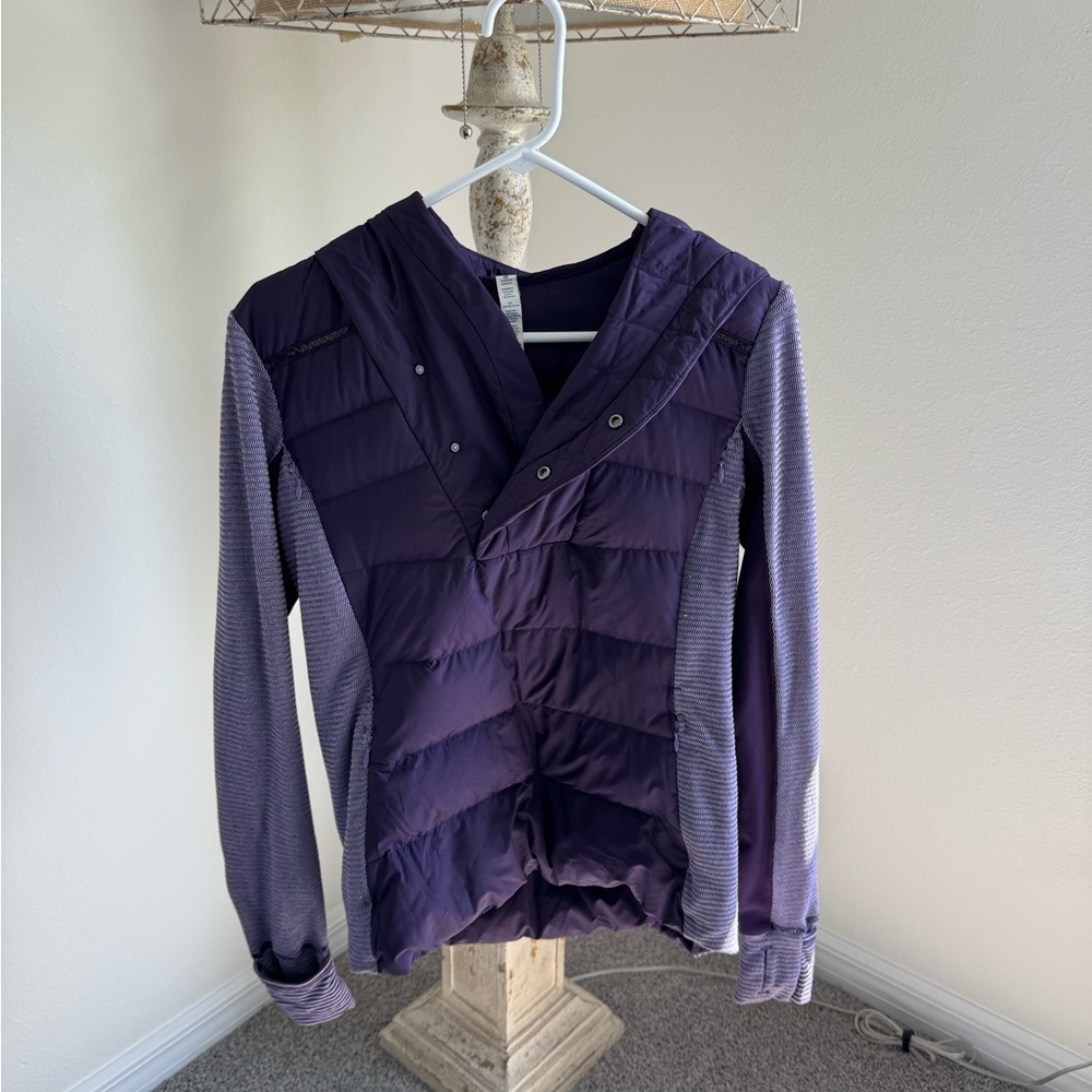 Lululemon Athletica Purple Puffer Jacket